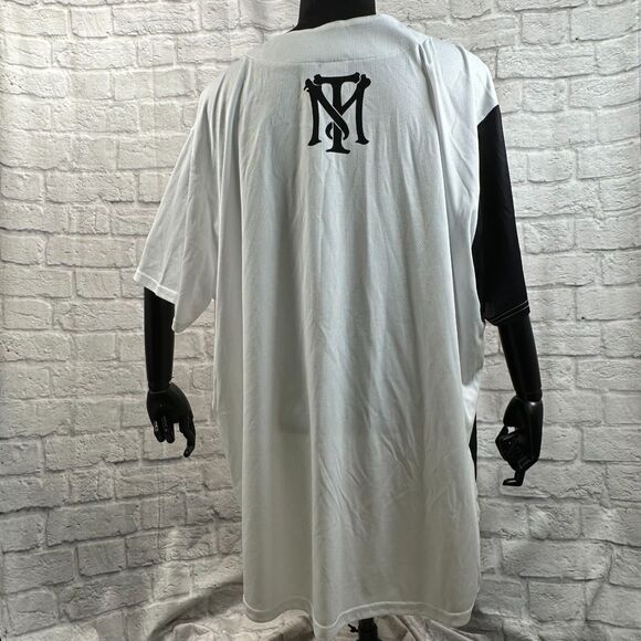 Scarface Movie ButtonUp Jersey Mens 4X The World Is Yours Tony Montana Al Pacino - Picture 5 of 7